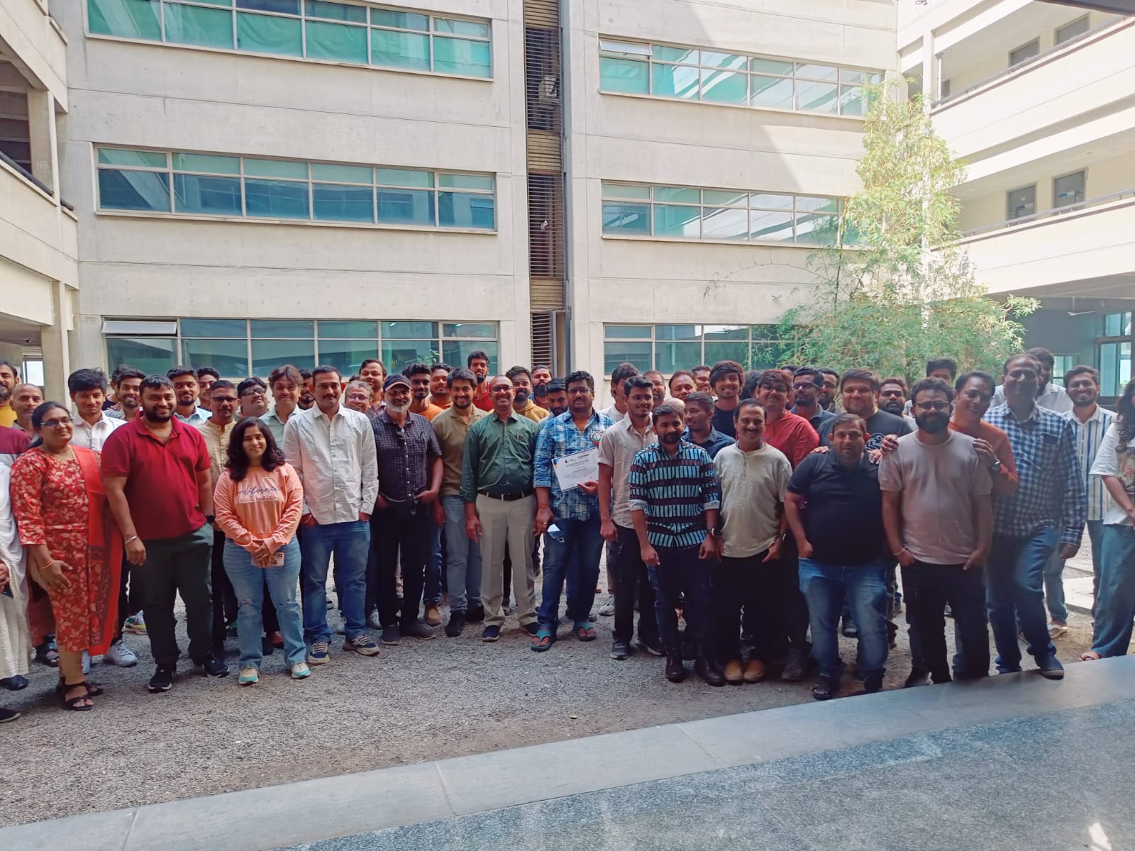 Outdoor College Group Photo